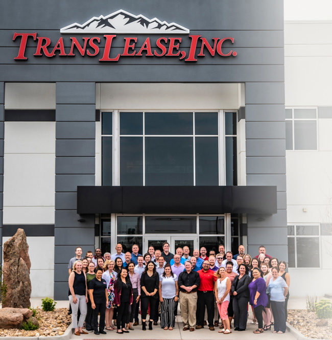 team picture of Trans Lease employees